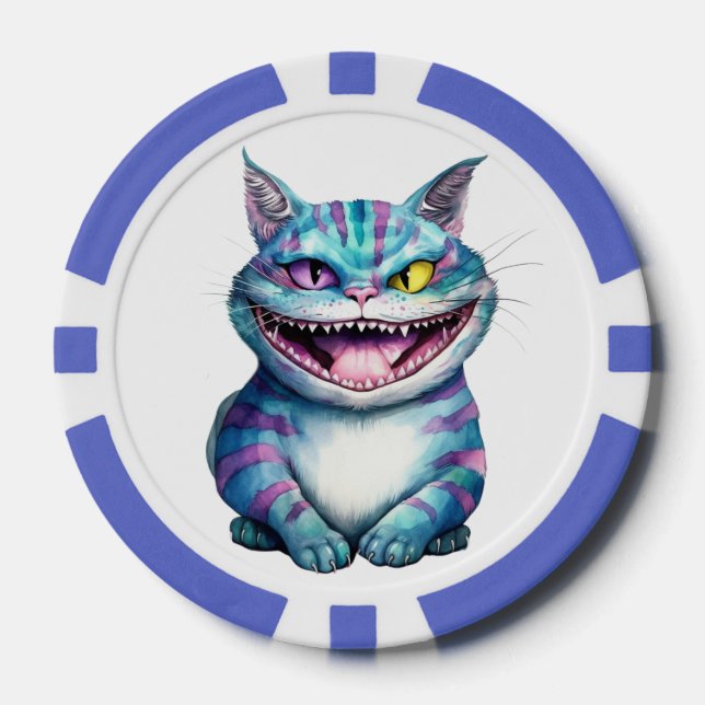 Cheshire Cat Pokerchips (Vorderseite)