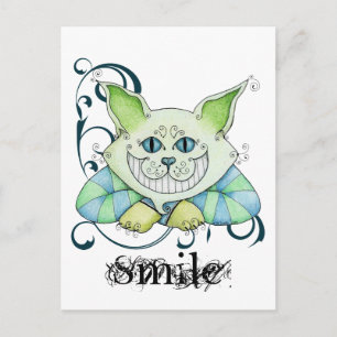 Cheshire Cat Postcard Postkarte