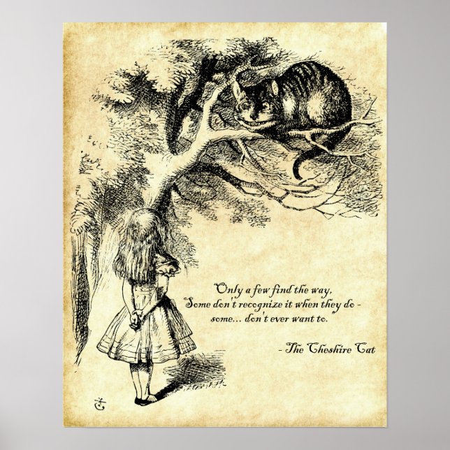 Cheshire Cat Poster (Vorne)