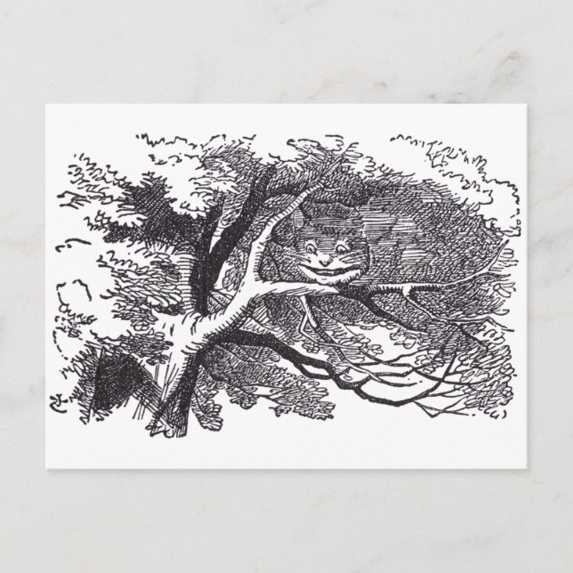 Cheshire Cat Postkarte (Vorderseite)