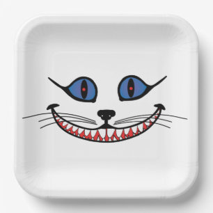 Cheshire Cat Smile Pappteller