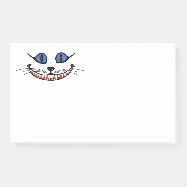 Cheshire Cat Smile  Post-it Klebezettel (Vorderseite)