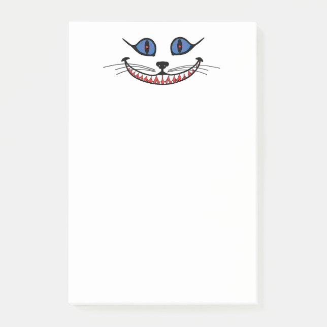 Cheshire Cat Smile  Post-it Klebezettel (Vorderseite)