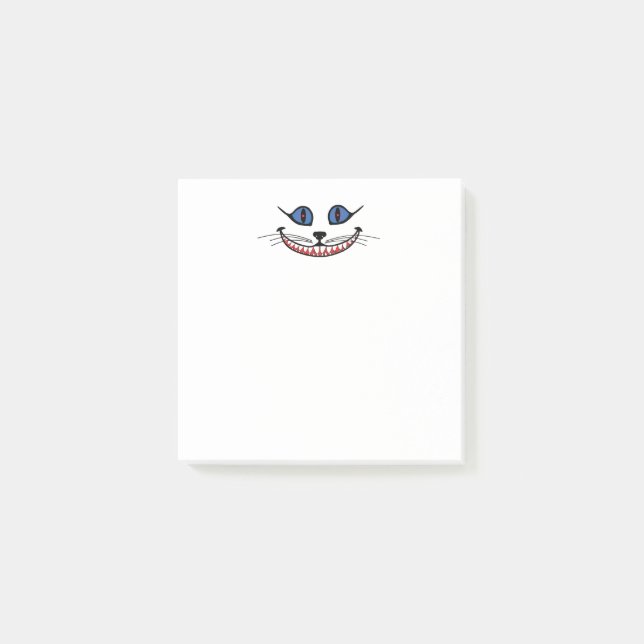 Cheshire Cat Smile  Post-it Klebezettel (Vorderseite)