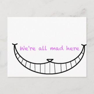 Cheshire Cat Smile Postkarte