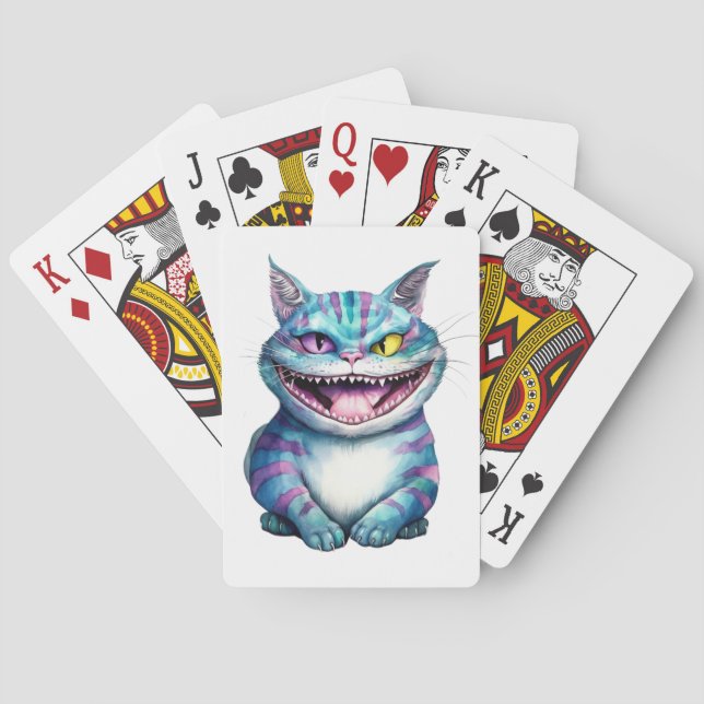 Cheshire Cat Spielkarten (Rückseite)
