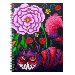 Cheshire Cat Spiral Note Book 6.5 x 8.75 Notizblock