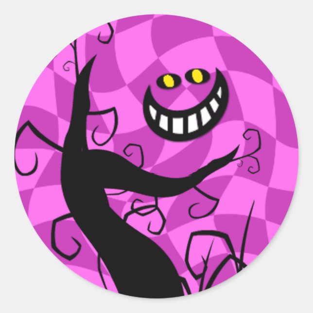 Cheshire Cat Stickers (Vorderseite)