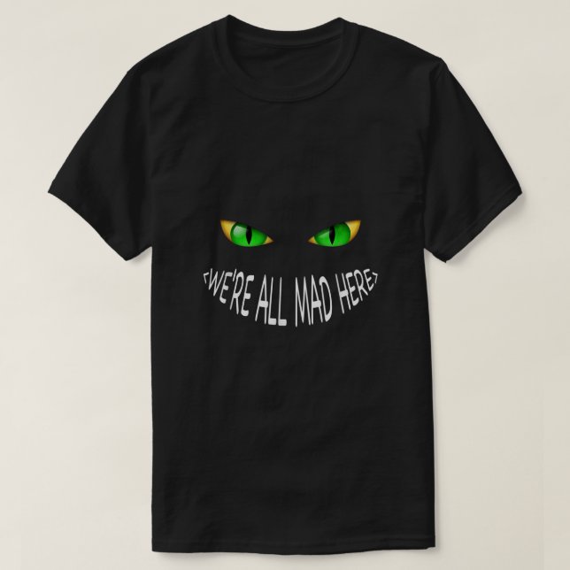 Cheshire Cats lächeln Coole Kätzchen T-Shirt (Design vorne)