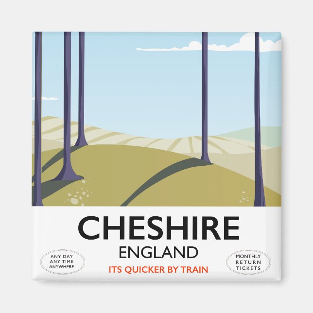 Cheshire, England Magnet (Vorne)