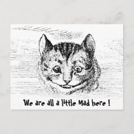Cheshire-Katze - Alice im Wunderland Charakter  Postkarte