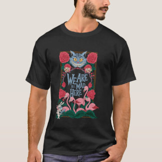 Cheshire-Katze  Alice im Wunderland Vintage-Buch D T-Shirt
