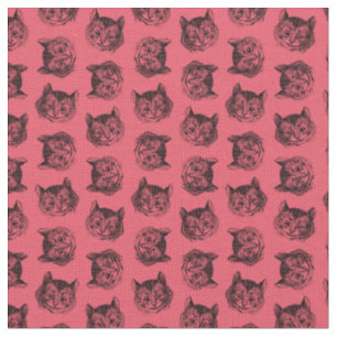 Cheshire-Katze aus Alice im Wunderland INDIVIDUELL Stoff