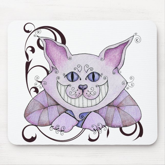 Cheshire-Katze Mousepad (Vorne)