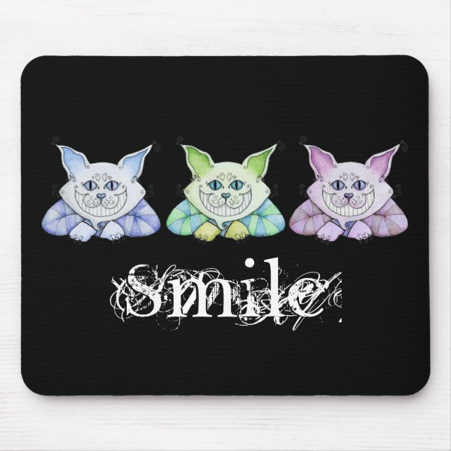 Cheshire-Katze Mousepad (Vorne)