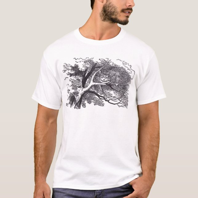 Cheshire-Katze T-Shirt (Vorderseite)