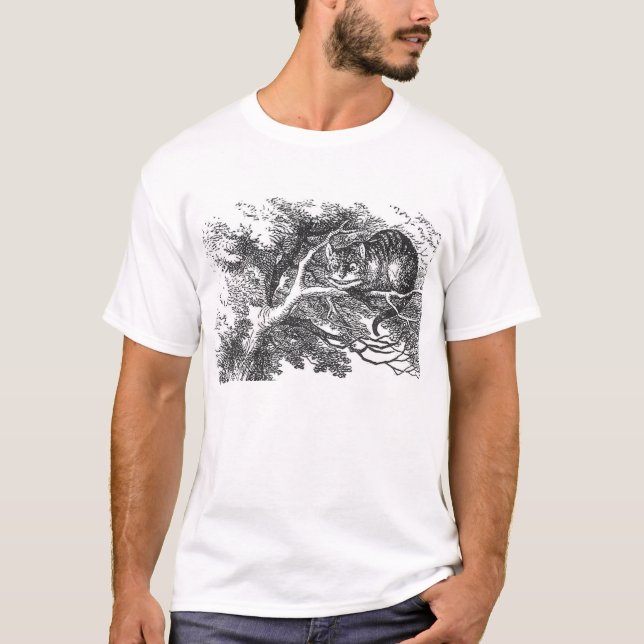 Cheshire-Katze T-Shirt (Vorderseite)