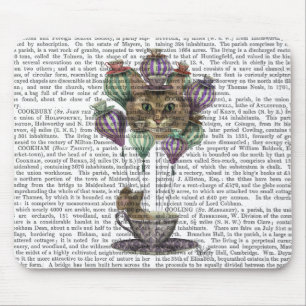 Cheshire-Katzen-Heißluft-Ballon Mousepad