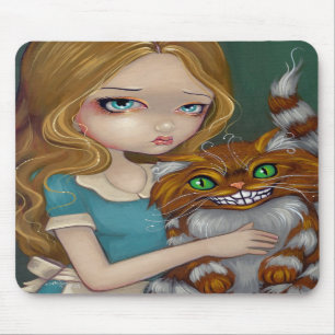 "Cheshire-Katzen-Umarmung" Mousepad
