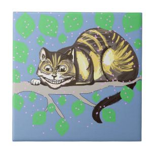 Cheshire-Katzen-Zeichnen Fliese