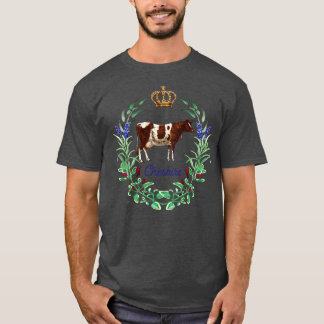 Cheshire Landkreis England New Hampshire Dairy Cow T-Shirt