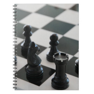 Chess Board and Pitieres Notebook Notizblock