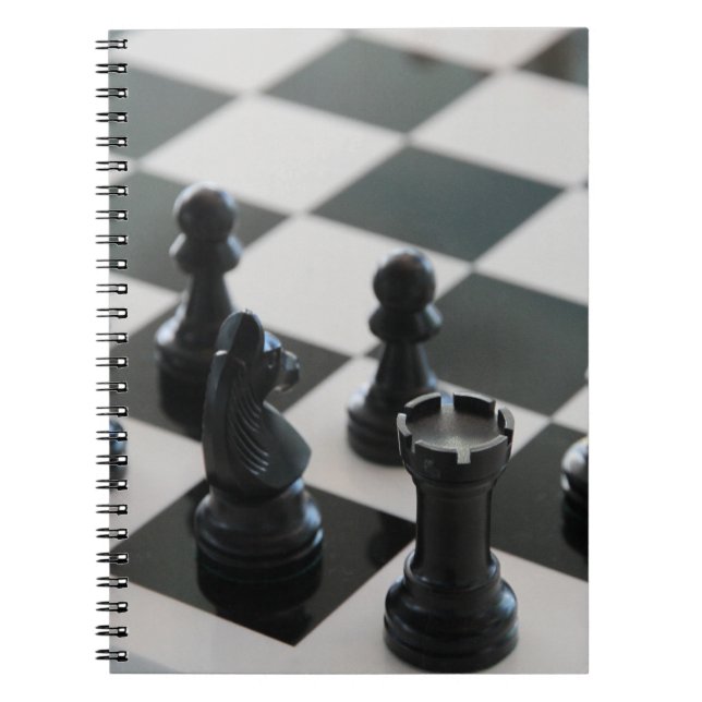 Chess Board and Pitieres Notebook Notizblock (Vorderseite)