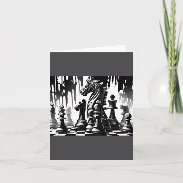 Chess Board  Karte (Vorderseite)