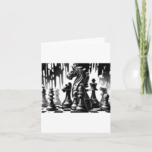 Chess Board  Karte (Vorderseite)