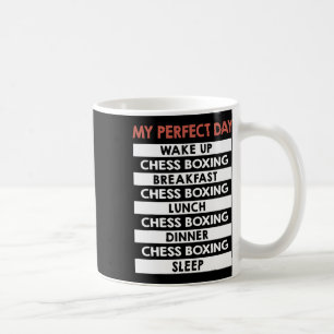 Chess Boxen - Die Routine meines perfekten Tages Kaffeetasse