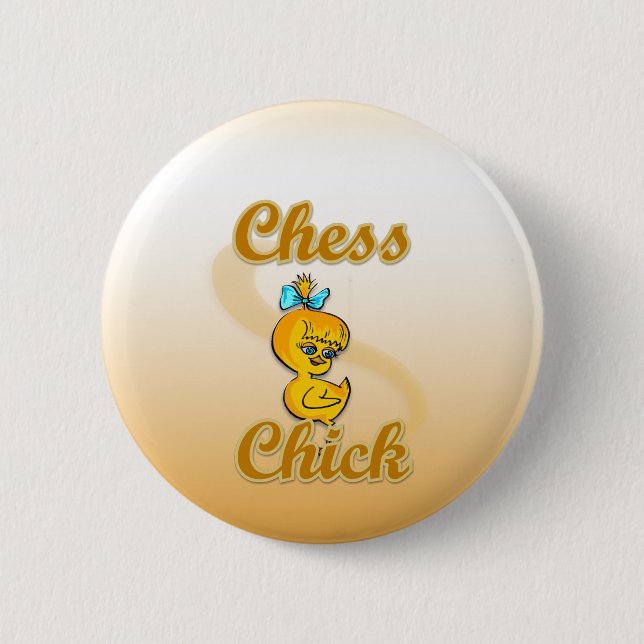 Chess Chick Button (Vorderseite)