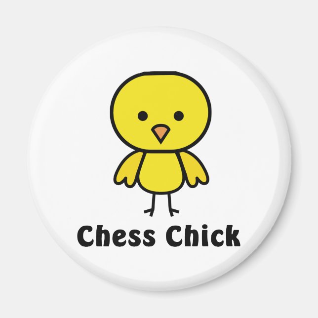 Chess Chick Magnet (Vorne)