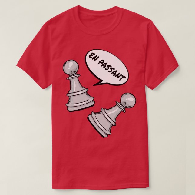 Chess en passant T-Shirt (Design vorne)