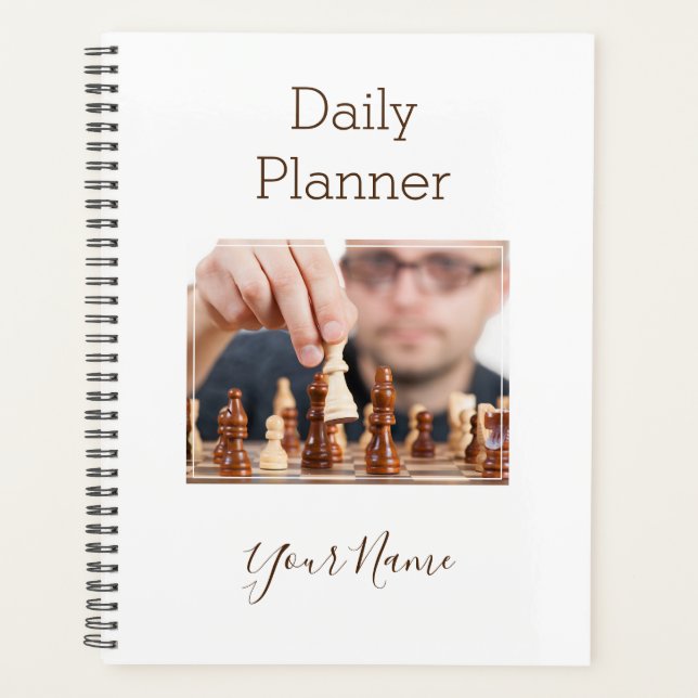 Chess Game Foto Daily Planner - HAMbWG Planer (Vorderseite)