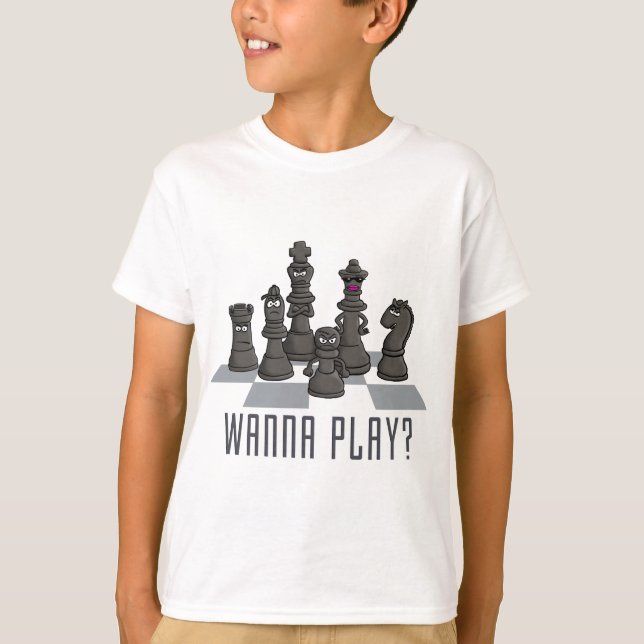 chess gang they just wanna play T-Shirt (Vorderseite)