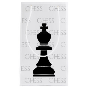 Chess King Classic Piece Modern Black Kleine Geschenktüte