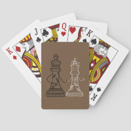 Chess King Quenn Figlays Playing Cards Spielkarten