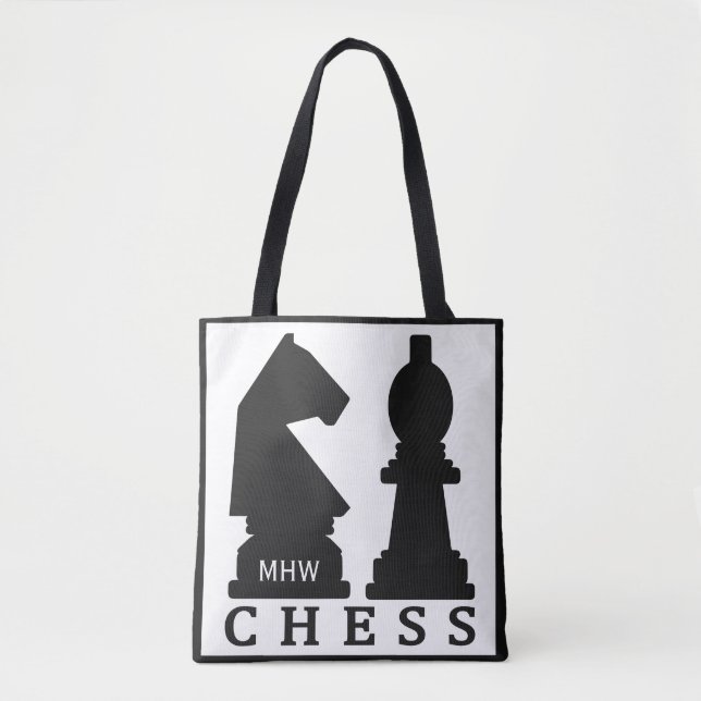 CHESS kundenspezifische Monogramm-Taschen (Vorderseite)
