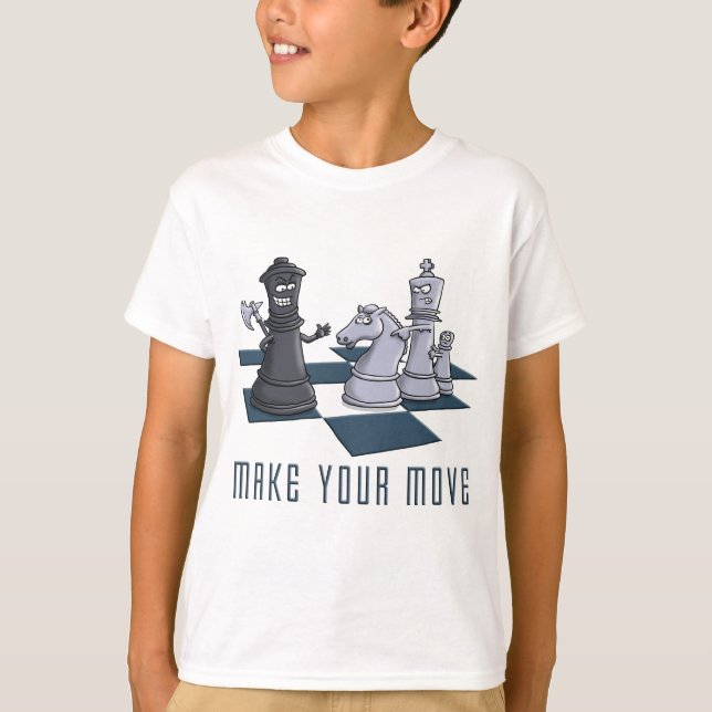 chess, make a move T-Shirt (Vorderseite)