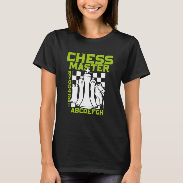 Chess Master Chess Board Pieces Checkmate Grandmas T-Shirt (Vorderseite)