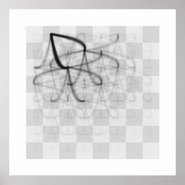 Chess Piece Journeys (Ritter der Schwarzen Königin Poster (Vorne)