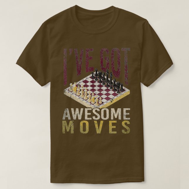 Chess Player Board Games Chessman Chess  T-Shirt (Design vorne)