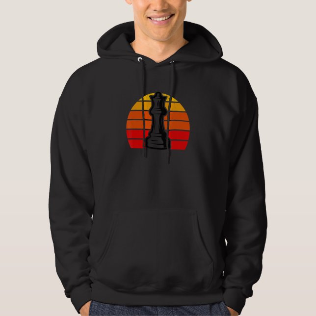 Chess Retro Graphic Chess Player Checkmate Board G Hoodie (Vorderseite)