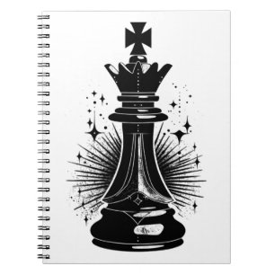 Chess-Symbol Notizblock