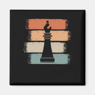 Chess Teile Retro Magnet