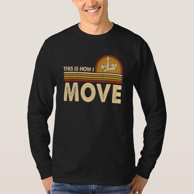Chess This is how I move Chess Player Pun Quote T-Shirt (Vorderseite)