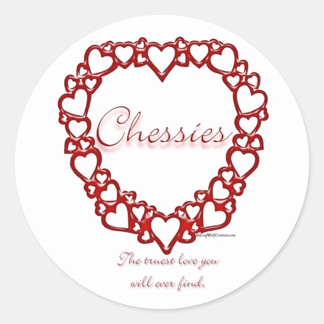 Chessie True Love - Aufkleber (Vorderseite)
