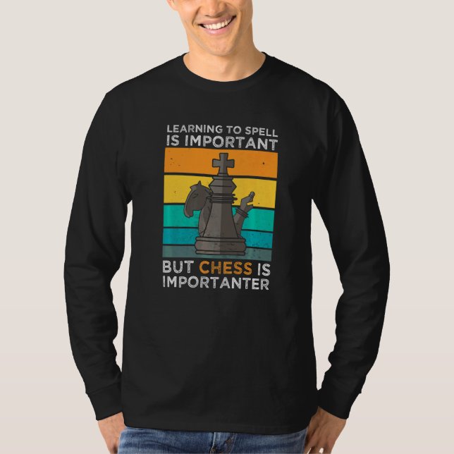 Chessman Checkmate Gambit Schachspieler T-Shirt (Vorderseite)
