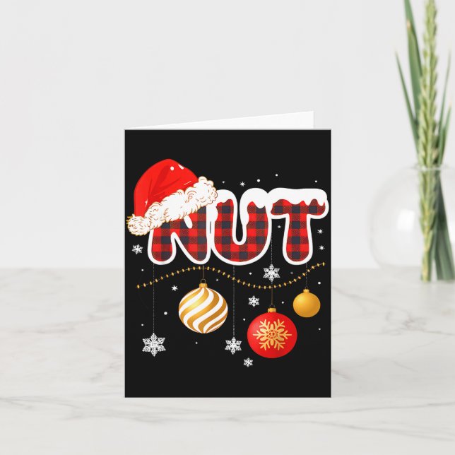 Chest Nuts Christmas Matching Couple Chestnuts  Karte (Vorderseite)