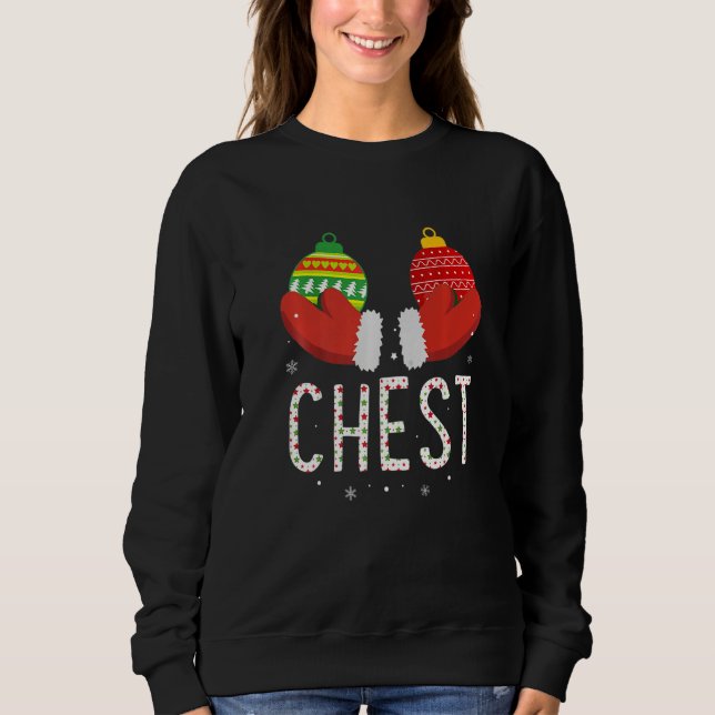 Chest Nuts Christmas     Matching Couple Chestnuts Sweatshirt (Vorderseite)
